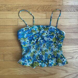 Multicolored Flower Tank Top